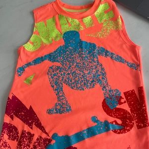 "SKATE" Neon Muscle Tank